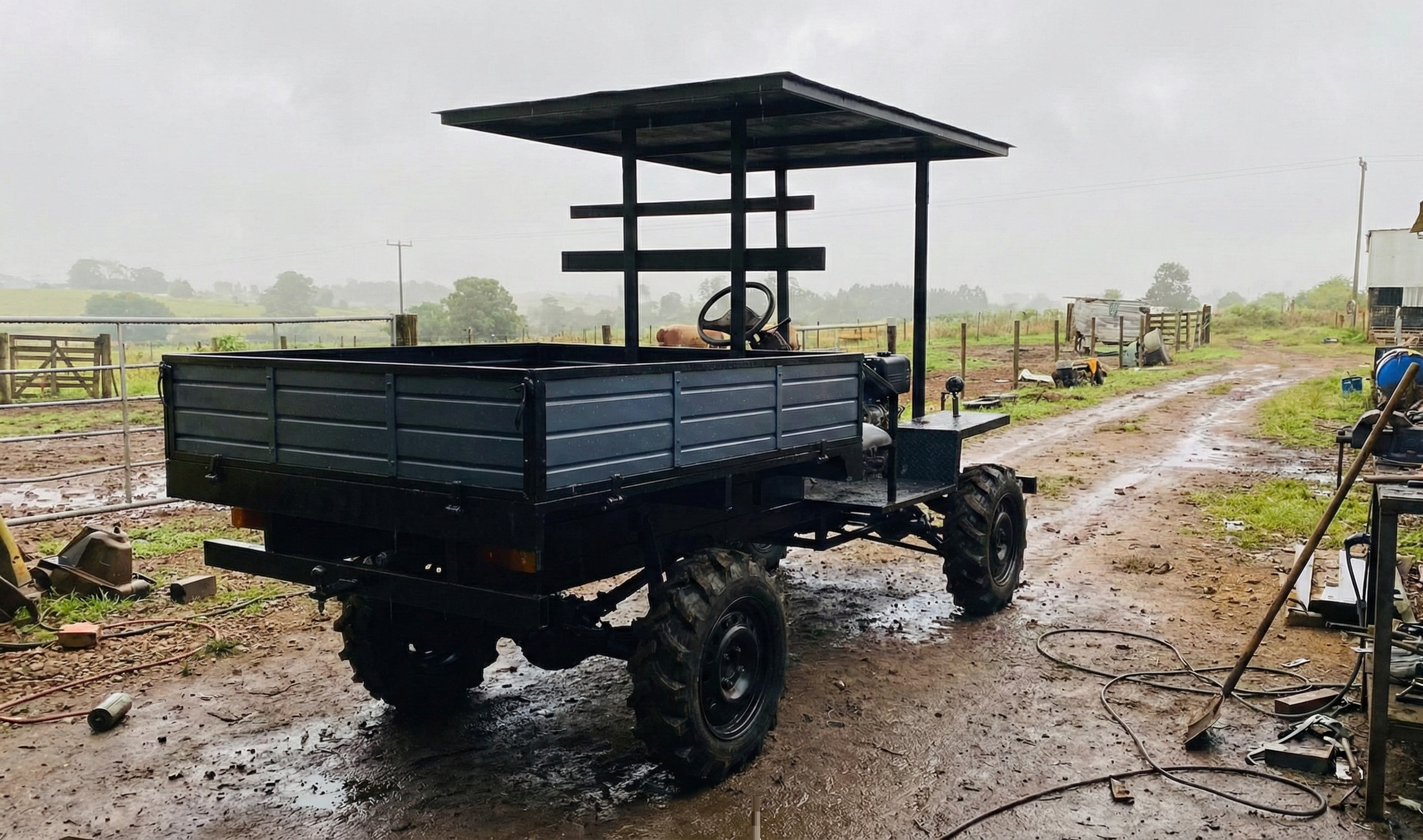 Carreta 4x2 diesel 10 hp